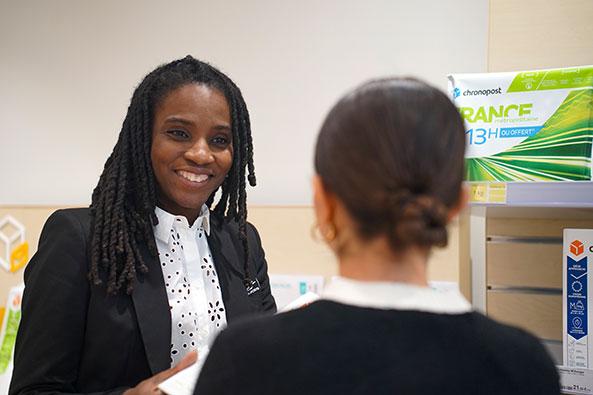 une chargée de clientele